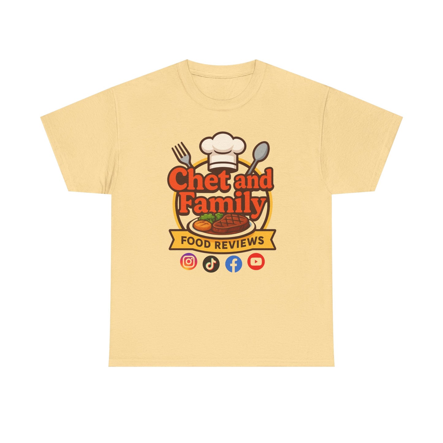 Chet and Family Food Review Tee