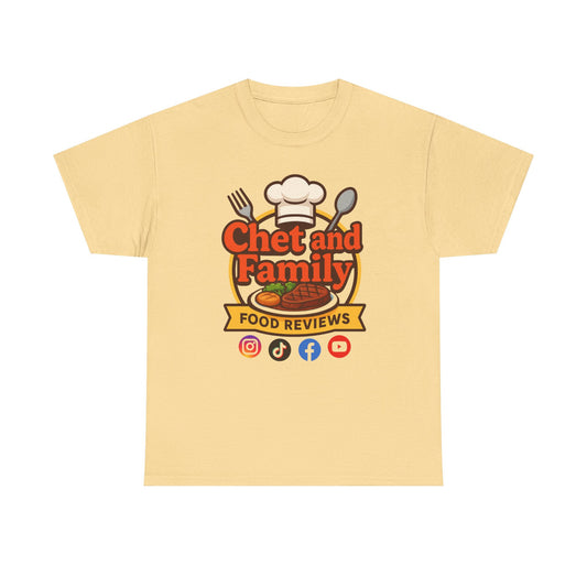 Chet and Family Food Review Tee