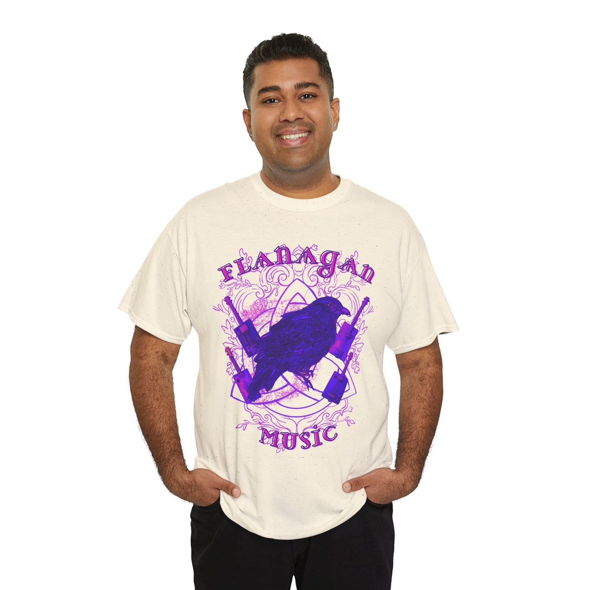 Flanagan Music T-Shirt - Raven Edition