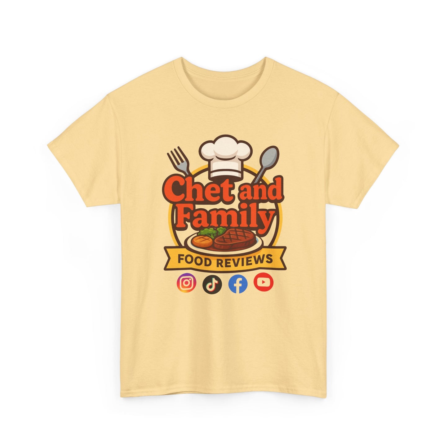 Chet and Family Food Review Tee