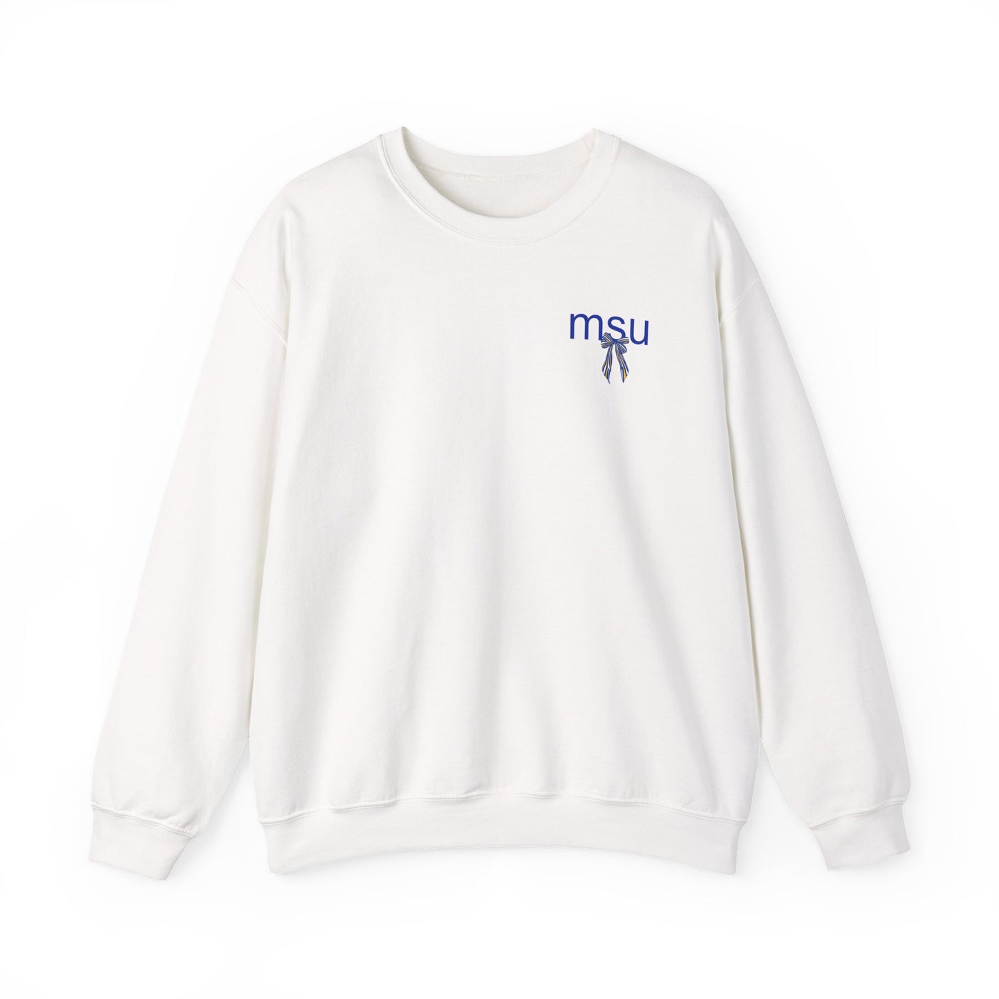 Morehead State Striped Bow Crewneck