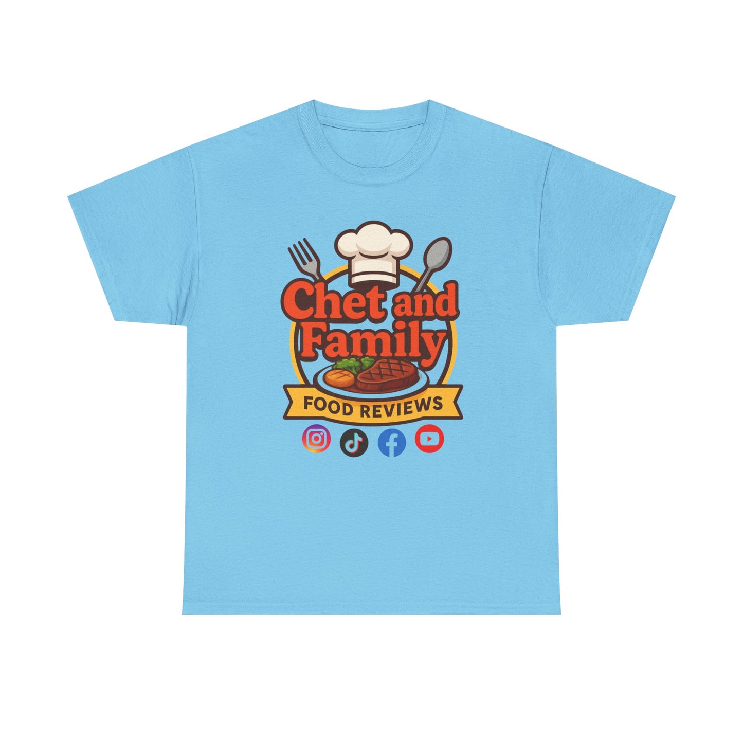 Chet and Family Food Review Tee