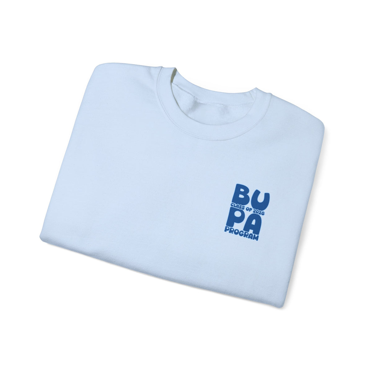 Brescia PA Program Blue Ombre Graphic Crewneck Sweatshirt
