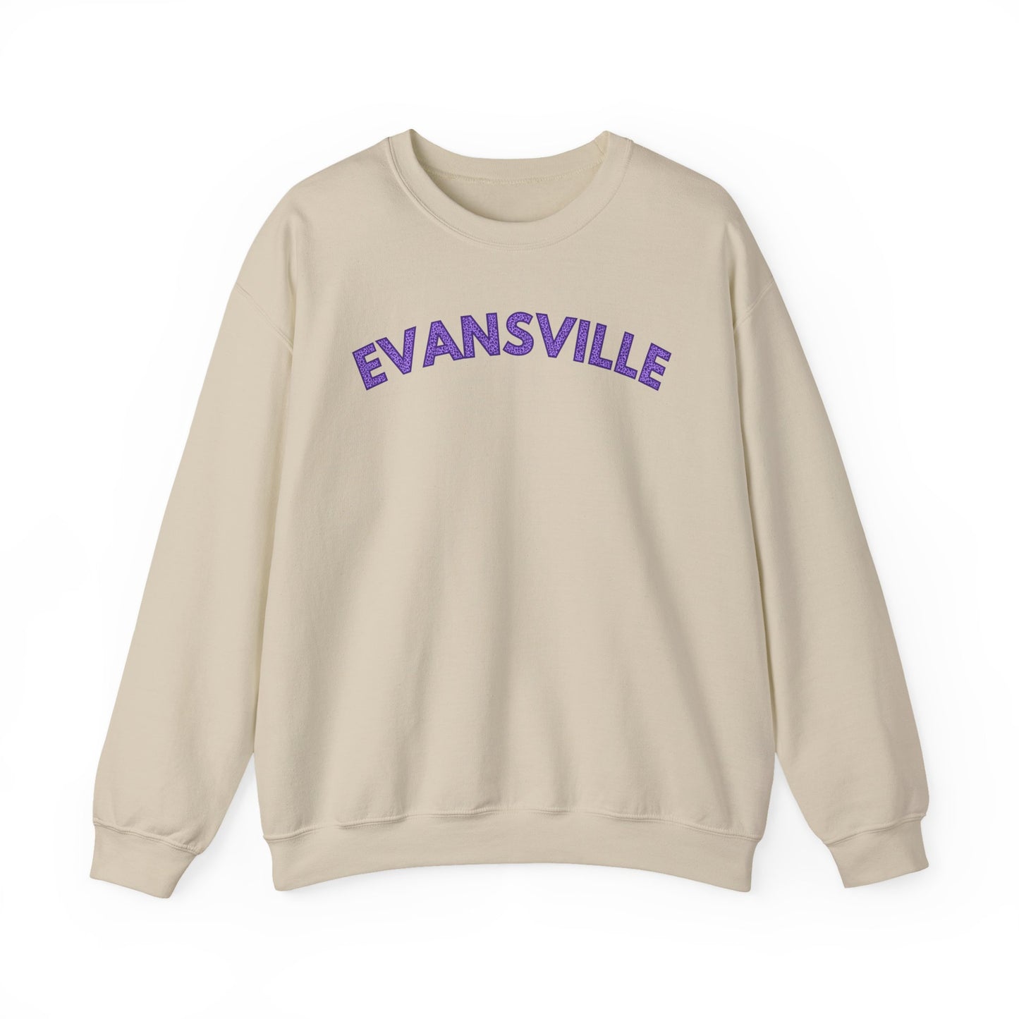 Evansville Leopard Font Crewneck