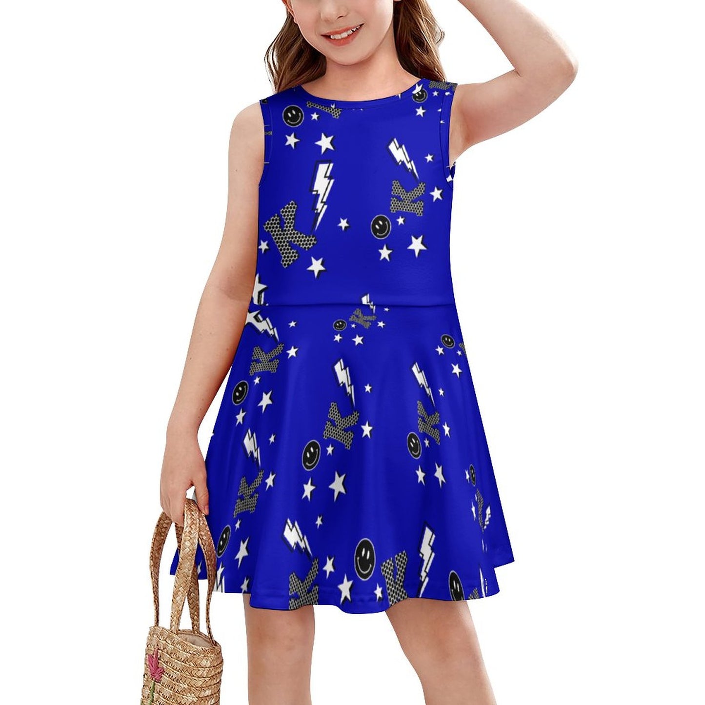Girls' Kentucky Game Day Tank Dress(All-Over Printing)
