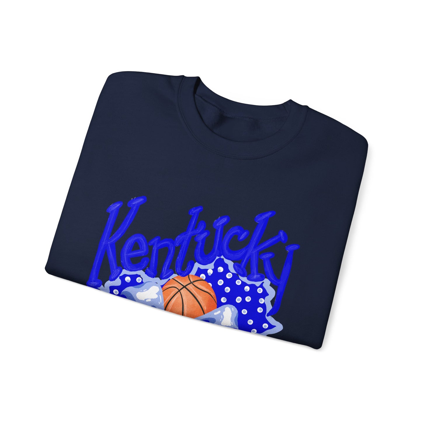 Basketball and Bows Kentucky Crewneck