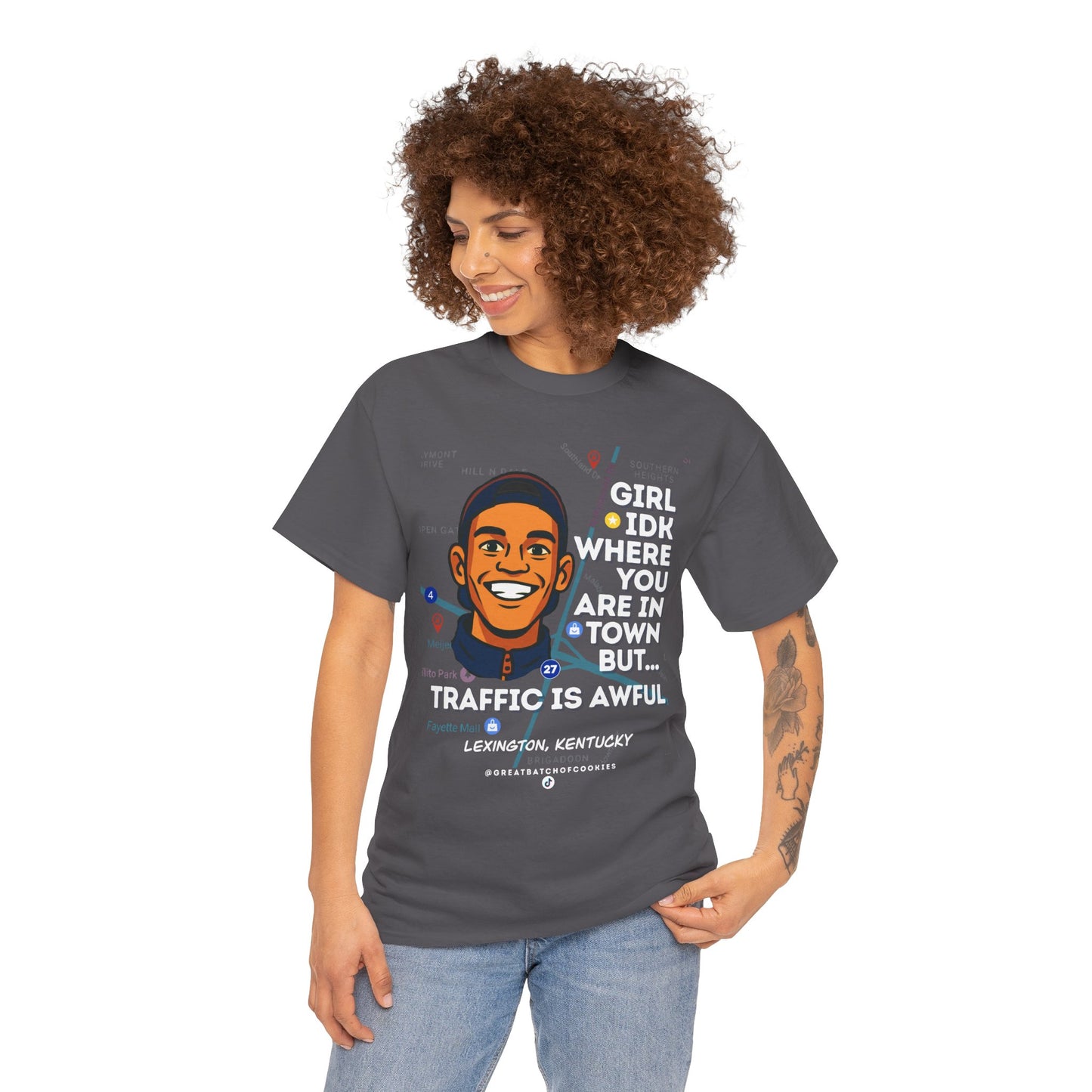 GreatbatchofCookies Girl Idk Where You Are In Town #2 | Lexington Kentucky Tee