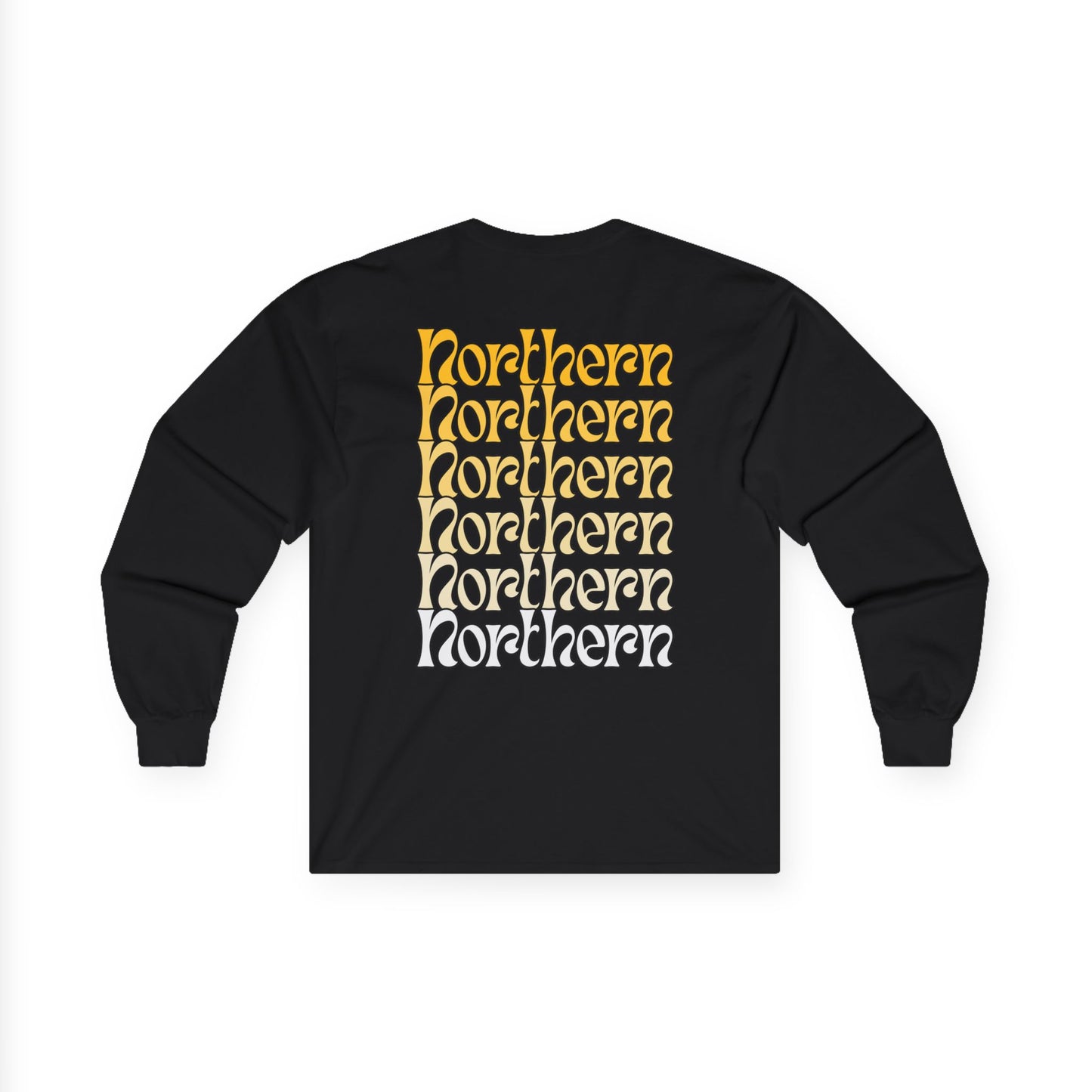NKU Norse Ombre Stack Long Sleeve Tee