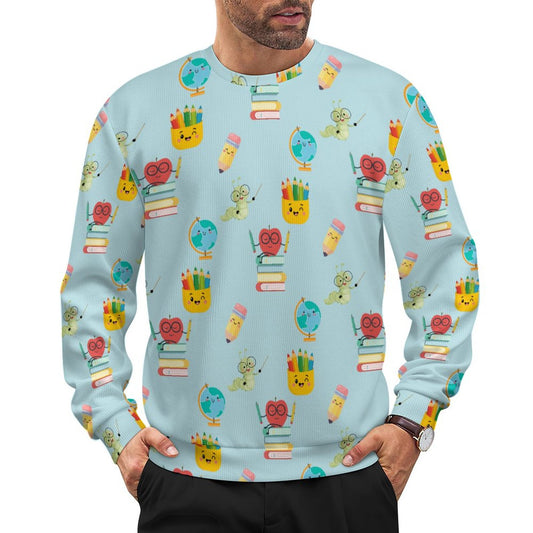 300gsm Oversized Thick Pullover Sweater(All-Over Printing)