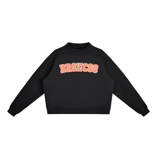 Broncos Mock Neck Sweatshirt