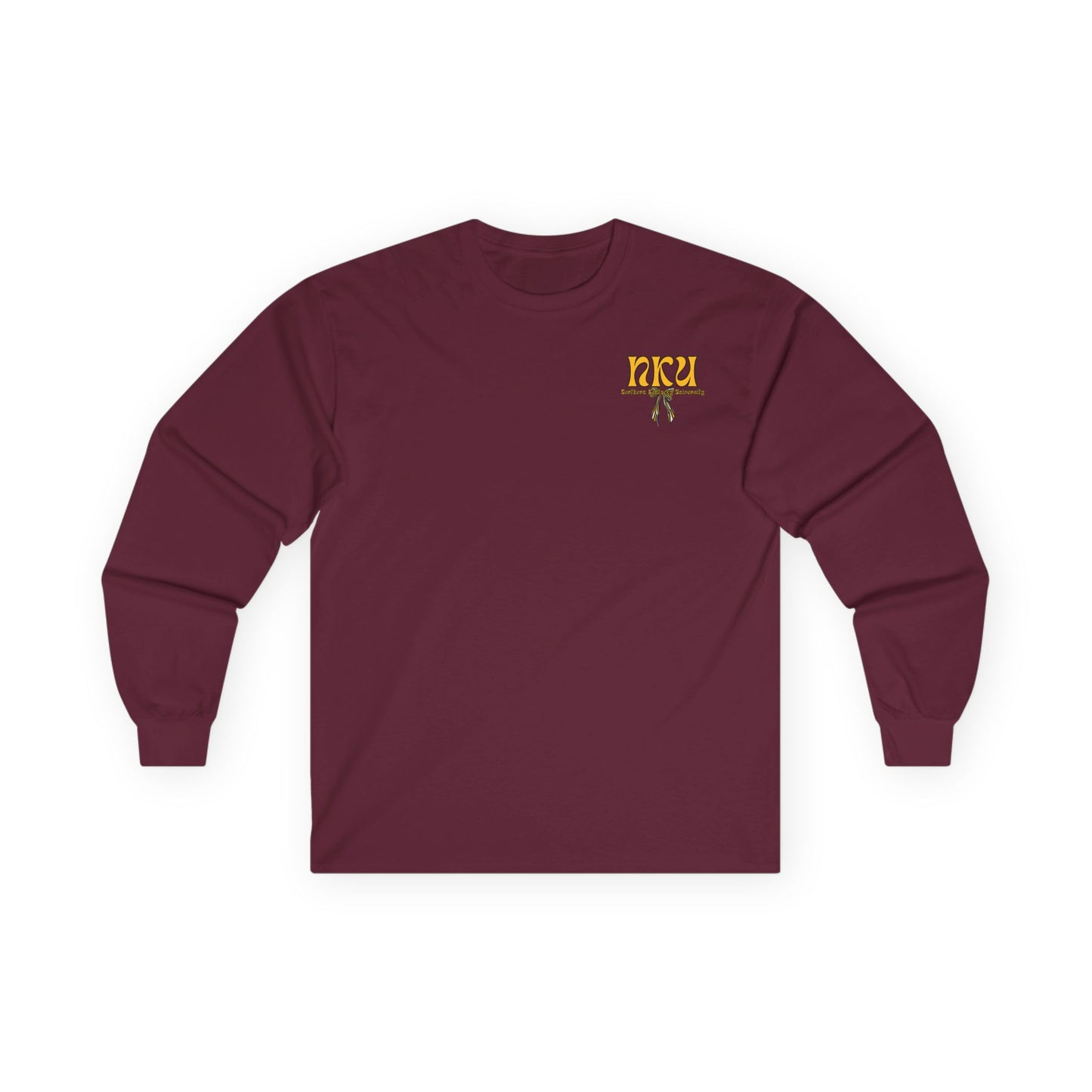 NKU Norse Ombre Stack Long Sleeve Tee