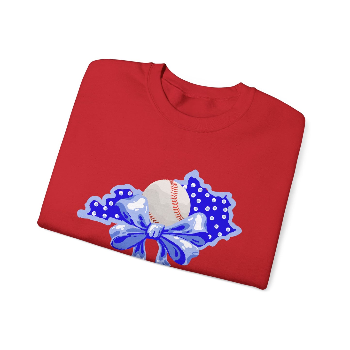 Baseball and Bows Kentucky Crewneck