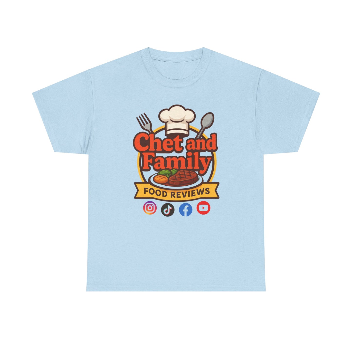 Chet and Family Food Review Tee