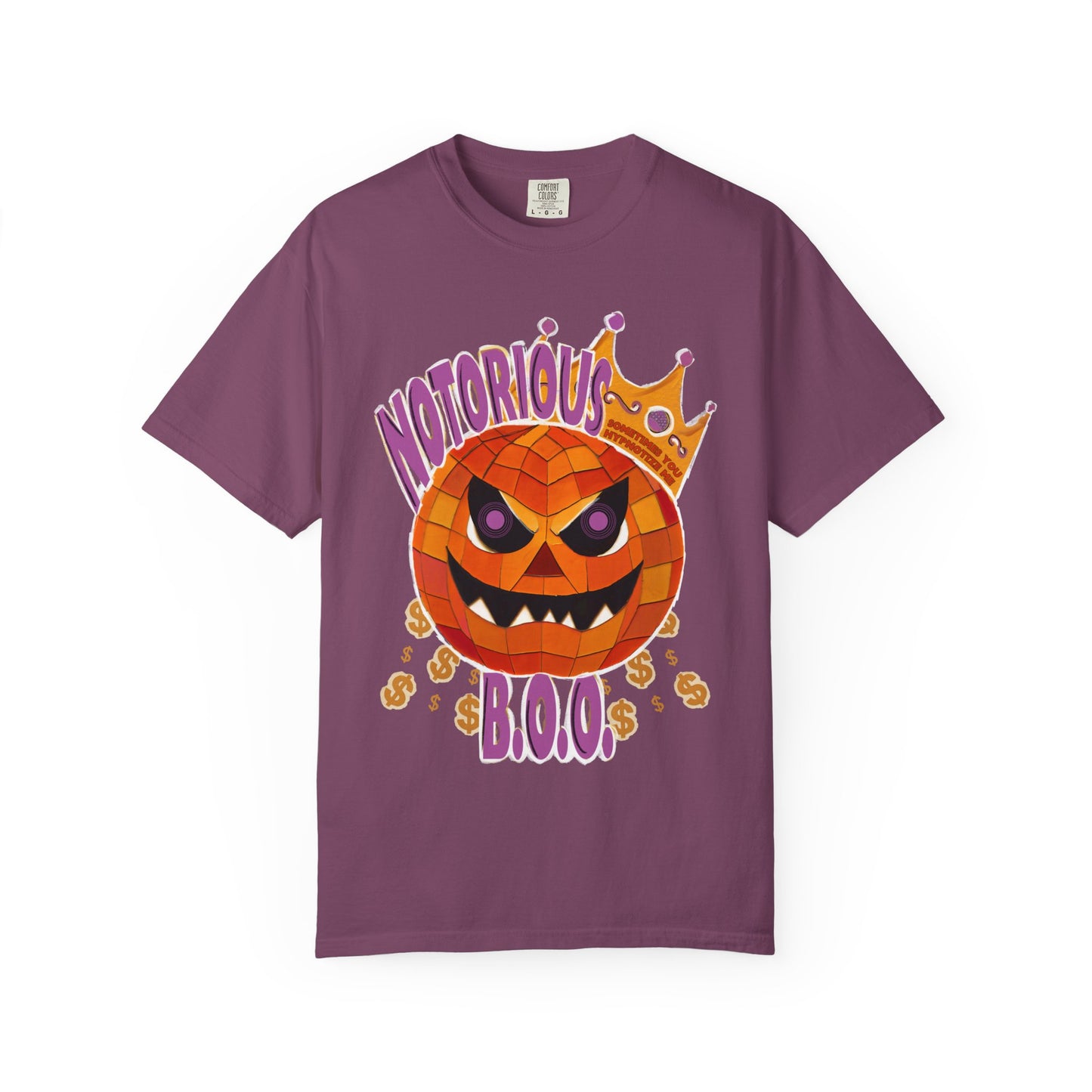 Notorious B.O.O. T-shirt | Halloween Jack-o'-Lantern Design