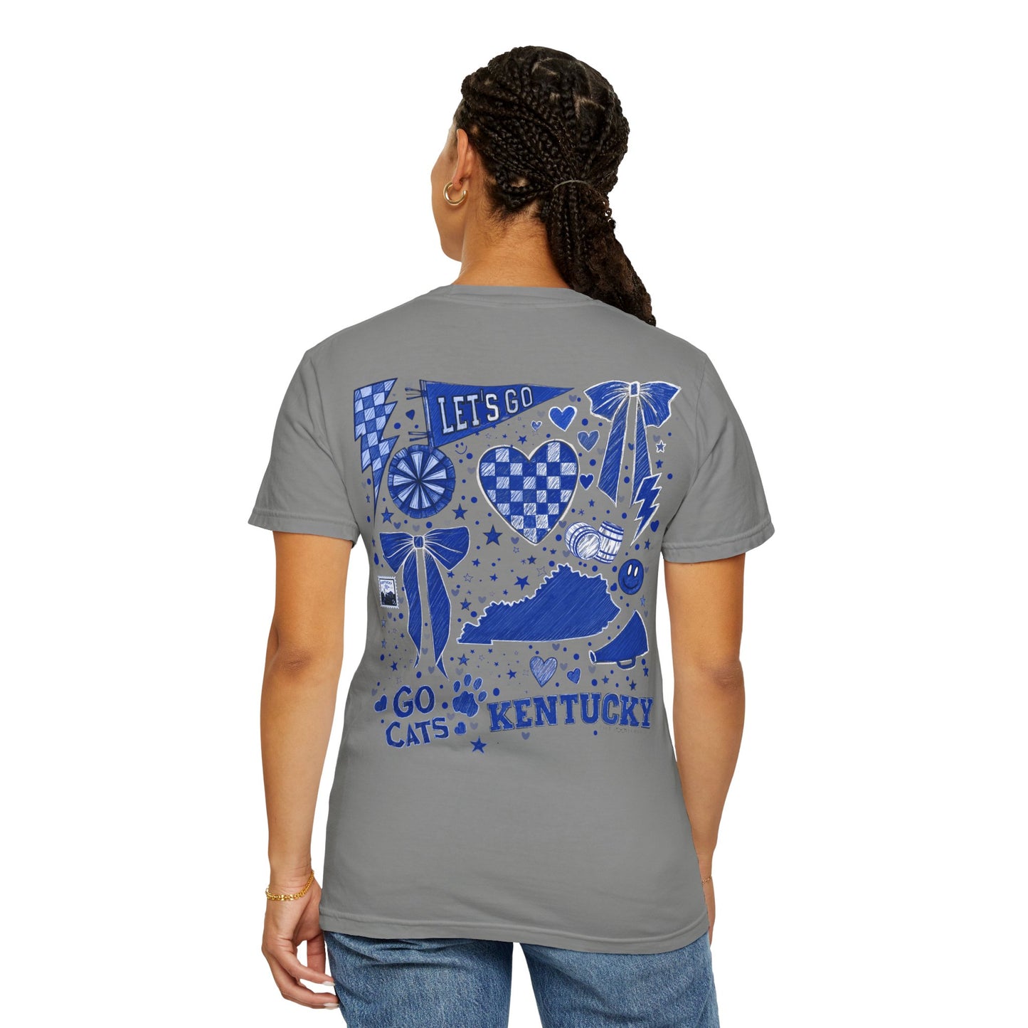Kentucky Game Day Collage Tshirt | Cute Preppy Coquette