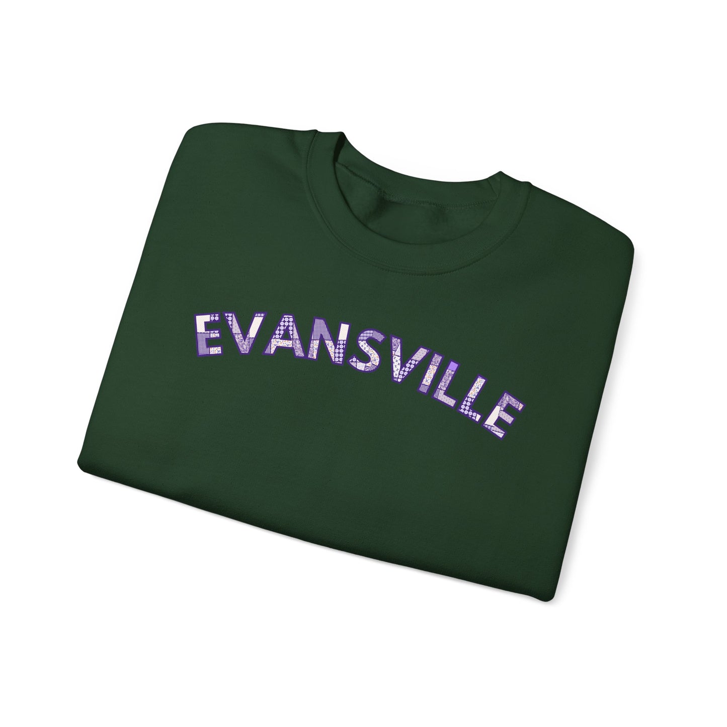 Evansville Patchwork Crewneck