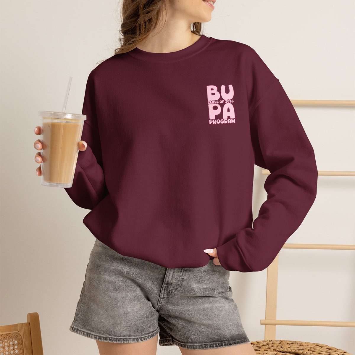 Brescia PA Program Warm Ombre Crewneck Sweatshirt