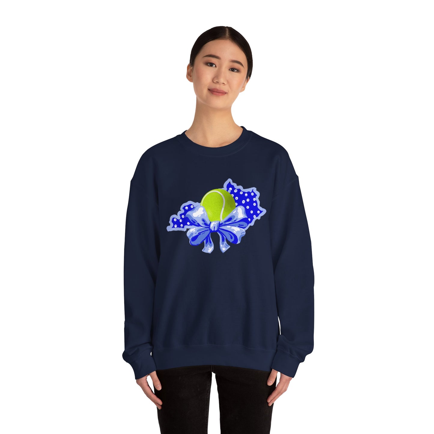 Tennis and Bows Kentucky Crewneck
