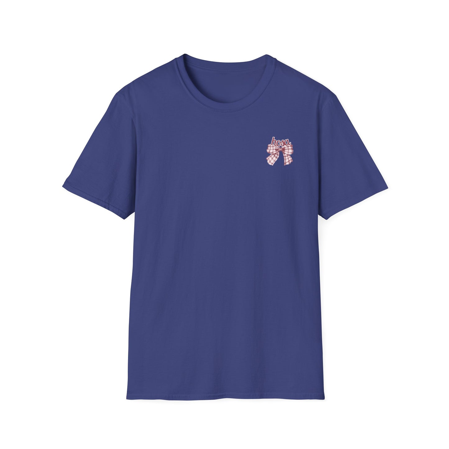 HOSA Tee with bow, stethoscope, bp cuff - Unisex T-Shirt