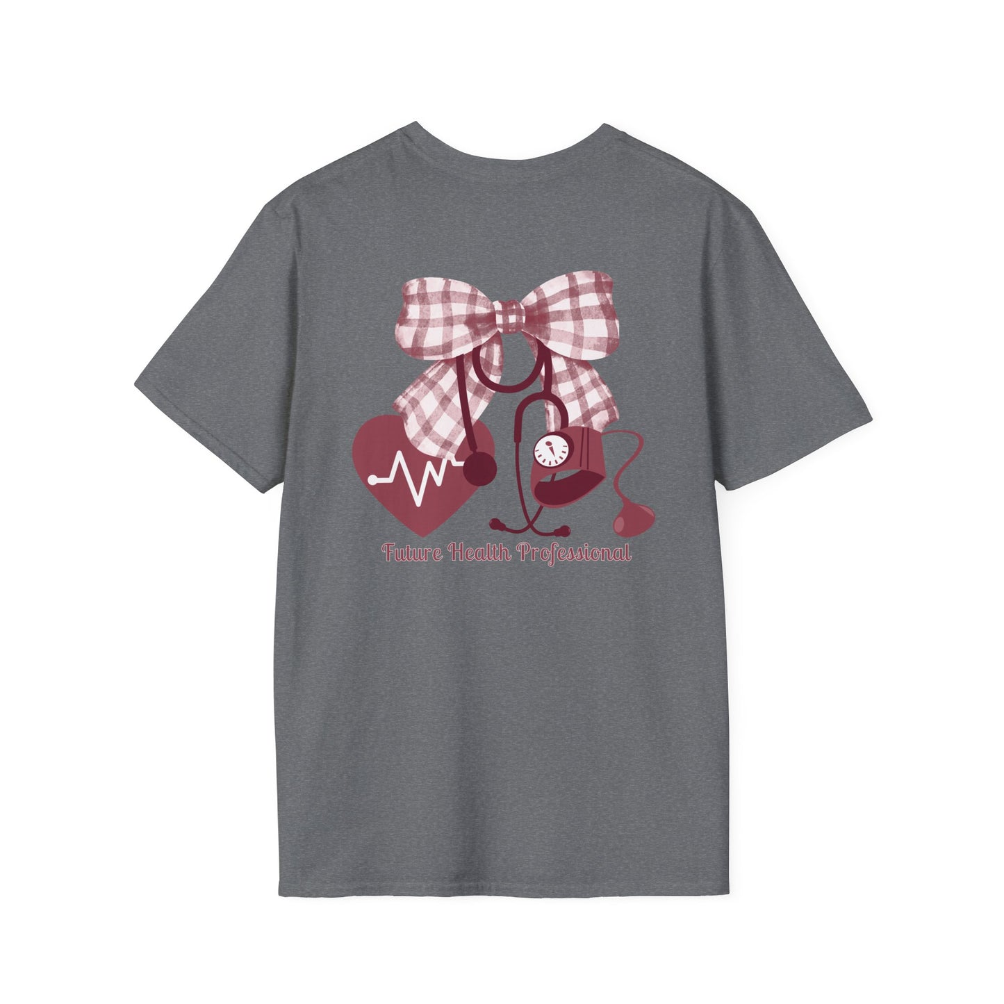 HOSA Tee with bow, stethoscope, bp cuff - Unisex T-Shirt