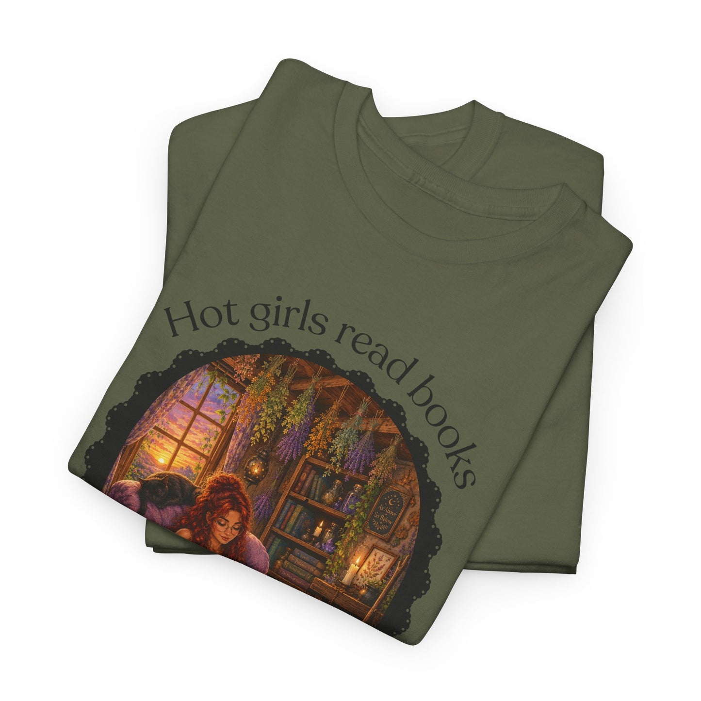 Hot Girls Read Books Tshirt | Andi B. Designs