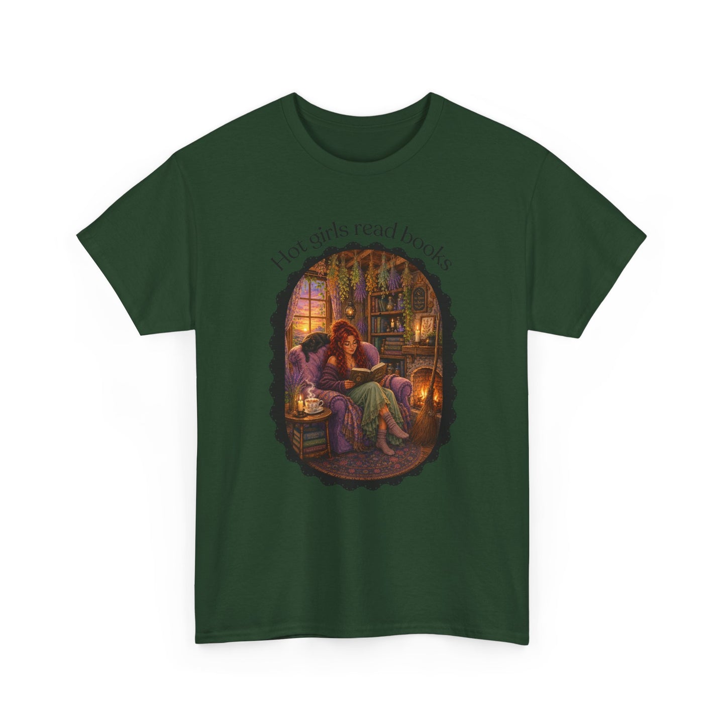 Hot Girls Read Books Tshirt | Andi B. Designs