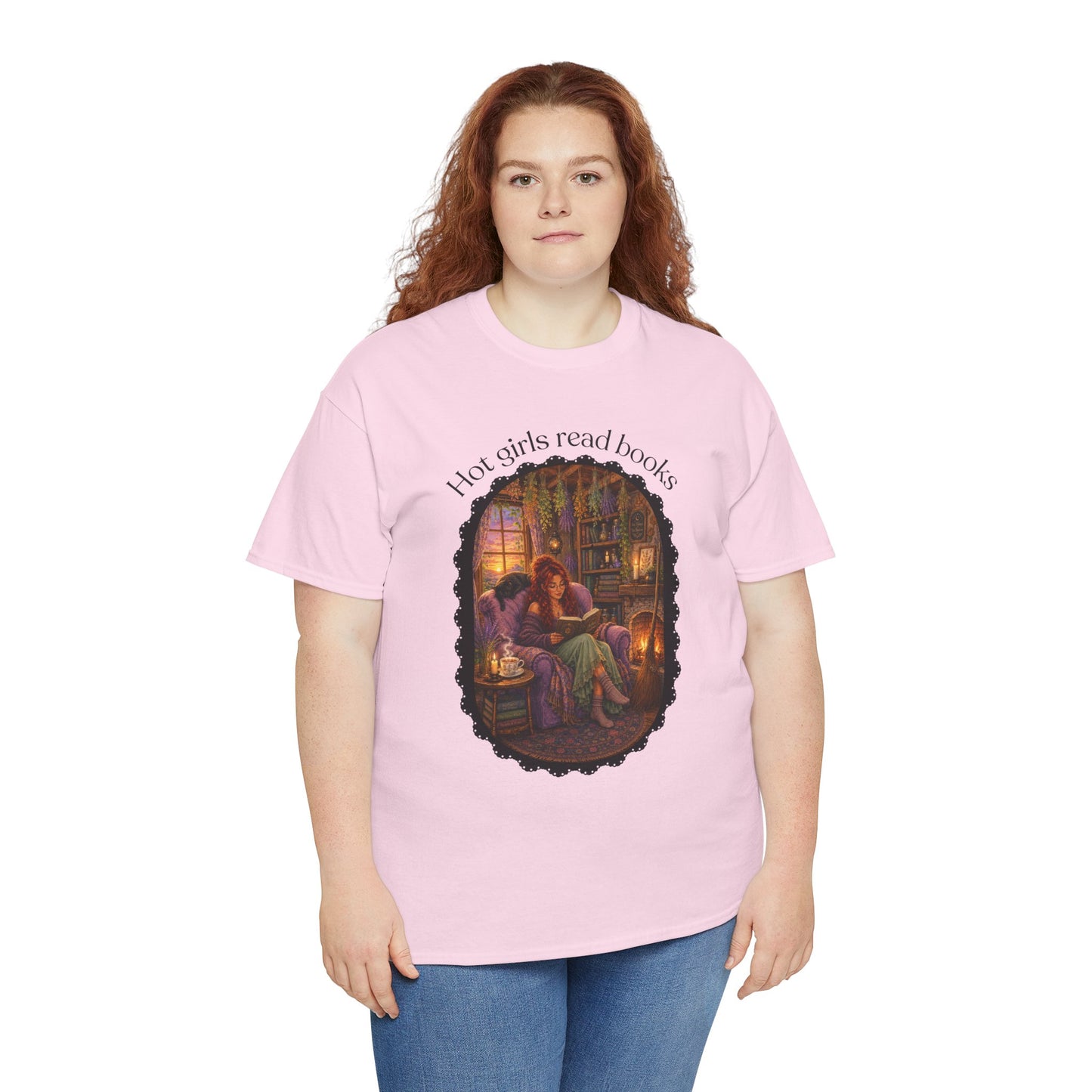 Hot Girls Read Books Tshirt | Andi B. Designs