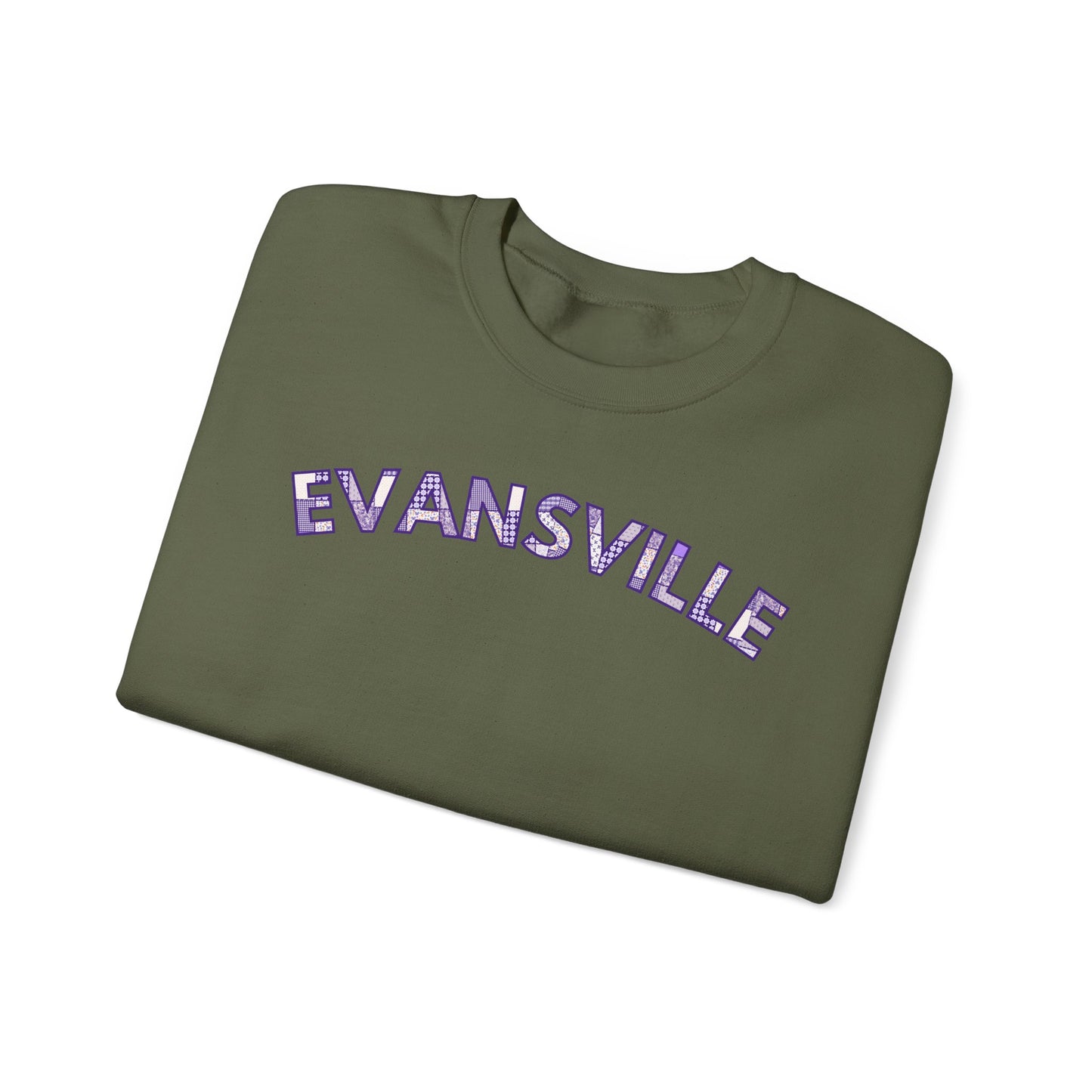 Evansville Patchwork Crewneck