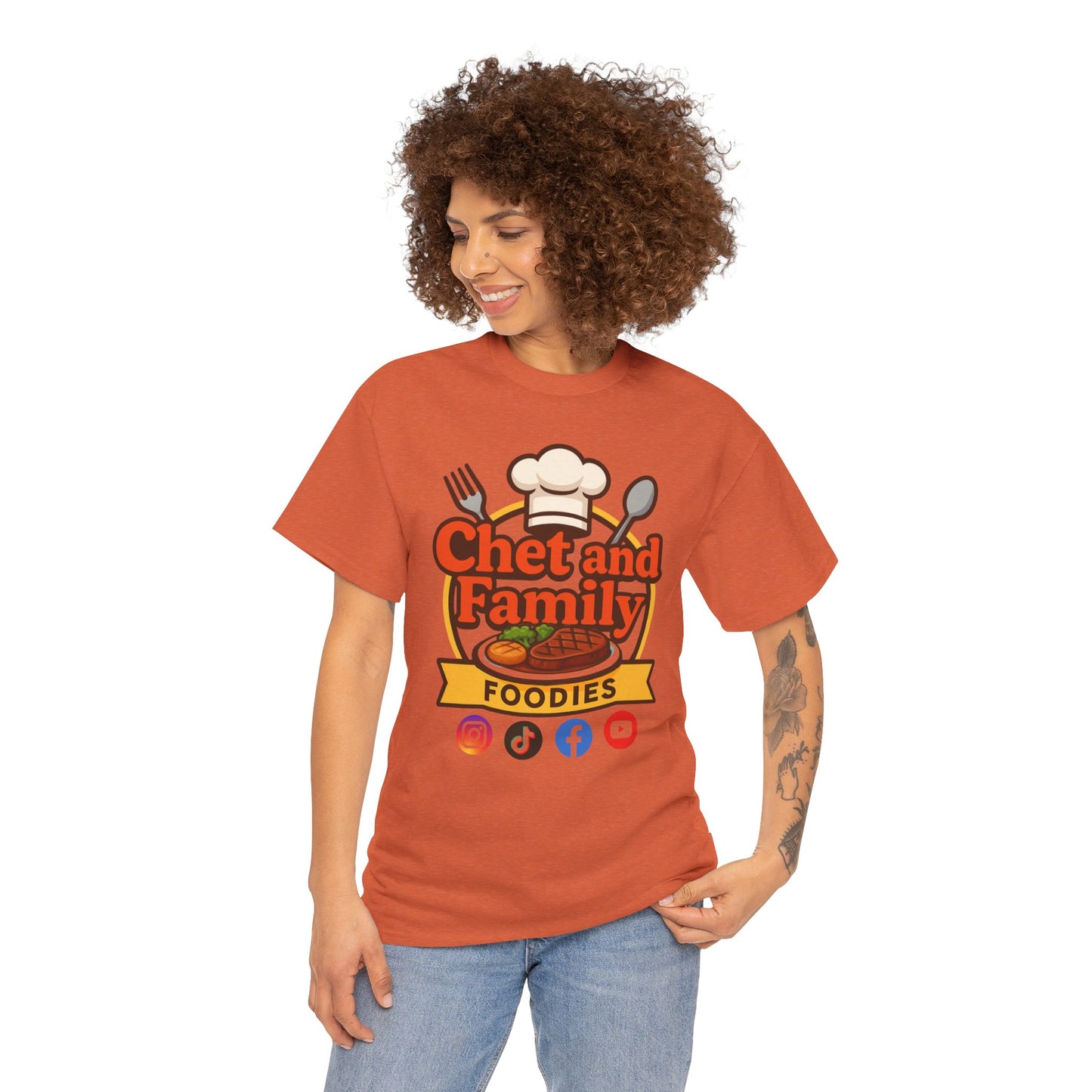 Chet and Family Foodies Tee