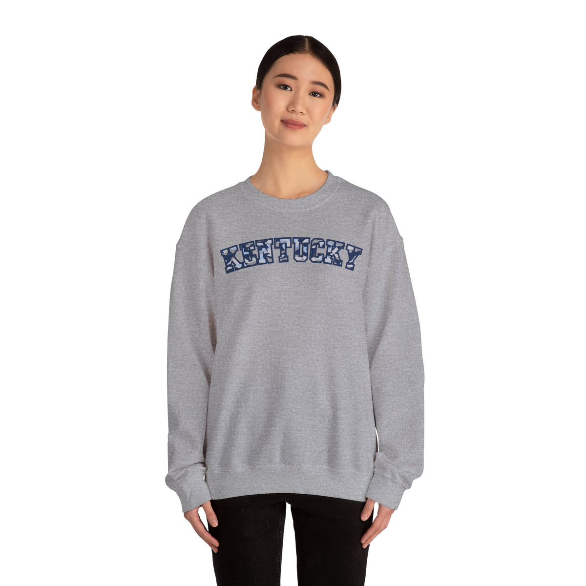 Kentucky Blue Grey Camo Sweatshirt
