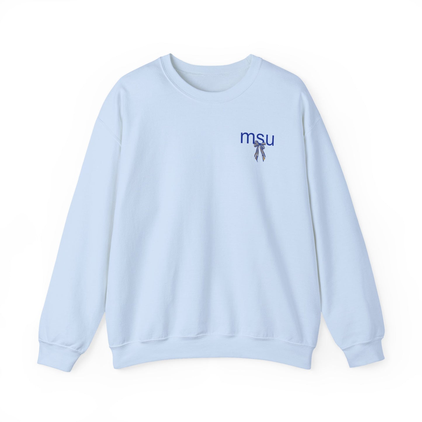 Morehead State Striped Bow Crewneck