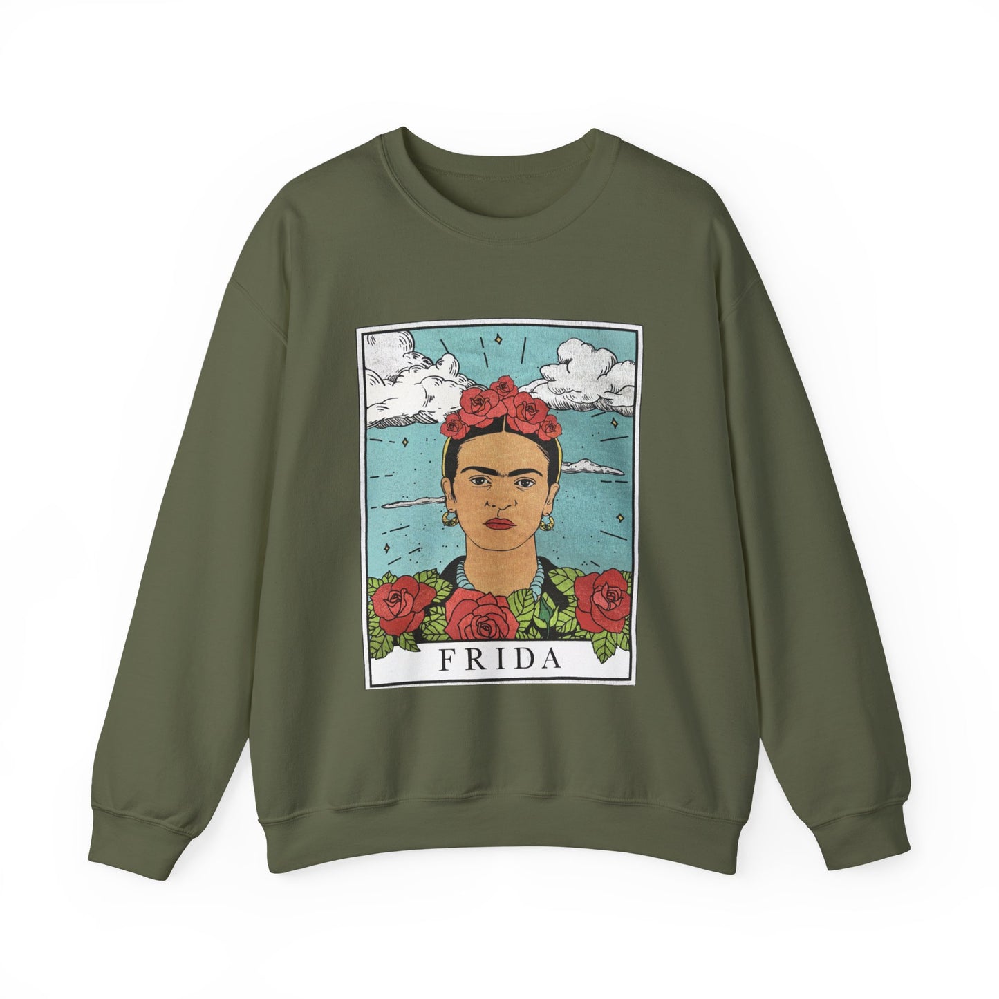 Frida Kahlo Portrait Crewneck