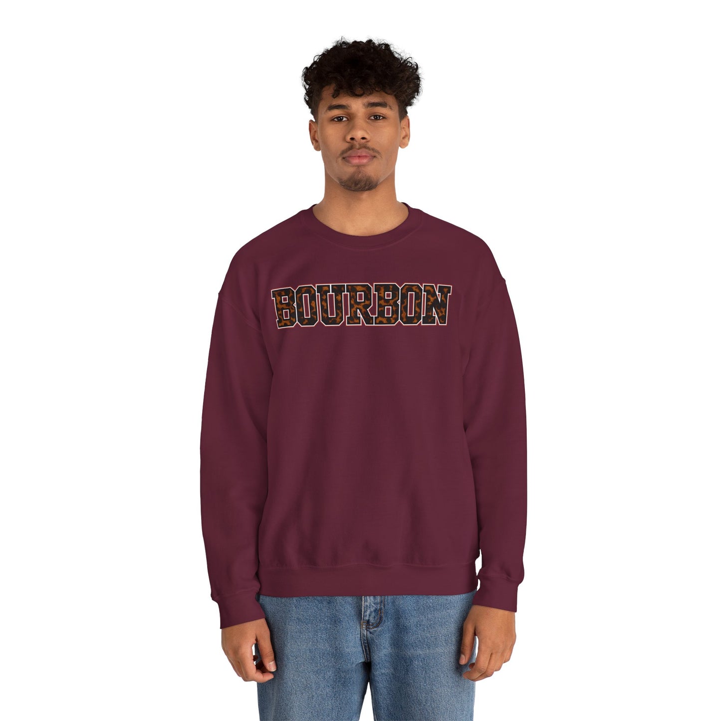 Bourbon County Leopard Print Crewneck