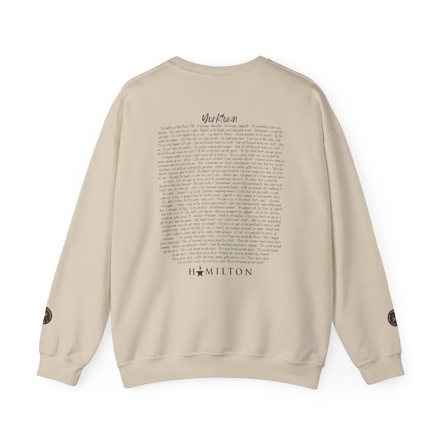 "Yorktown" Musical Crewneck — "I Am Not Throwin' Away My Shot"