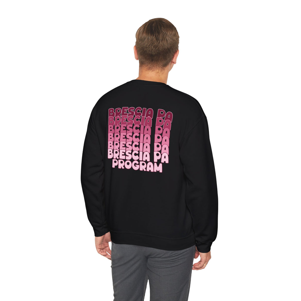 Brescia PA Program Warm Ombre Crewneck Sweatshirt