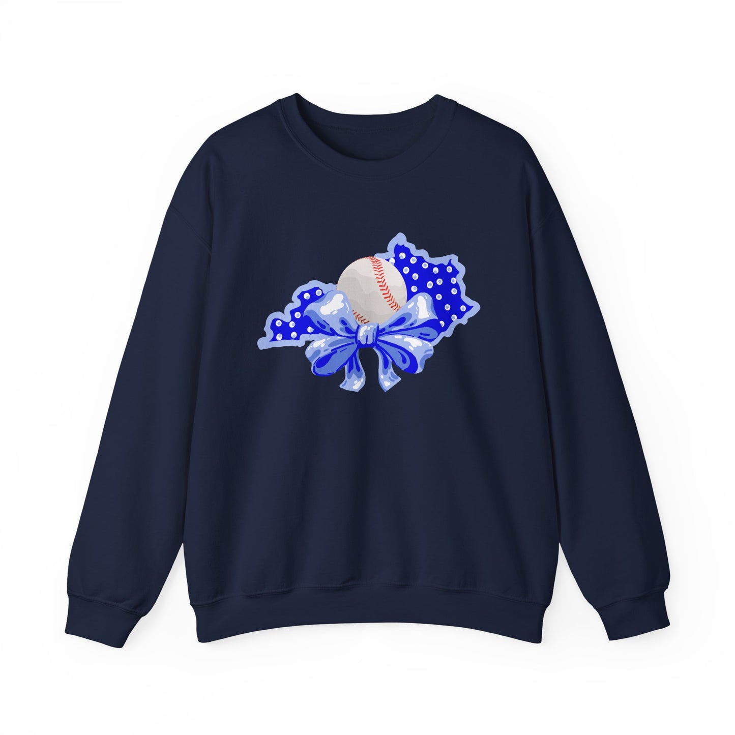 Baseball and Bows Kentucky Crewneck