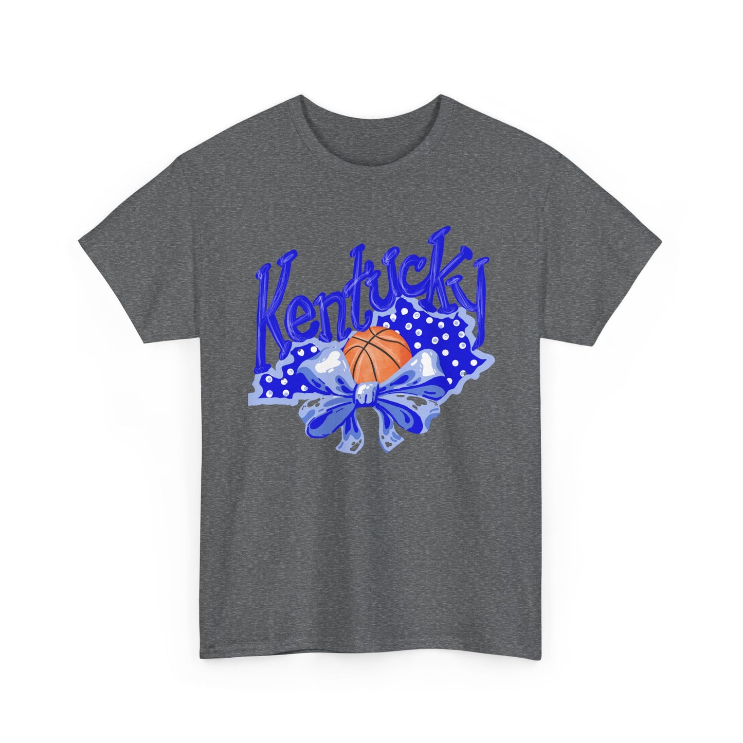 Basketball and Bows Kentucky Tee