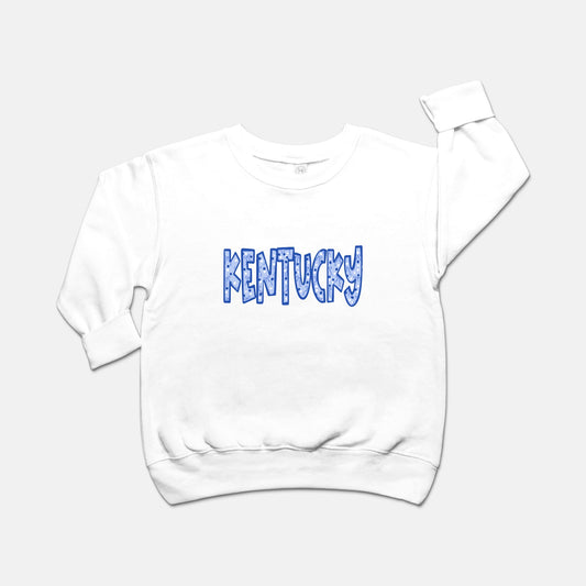 Kentucky Kids Coquette Font Crewneck