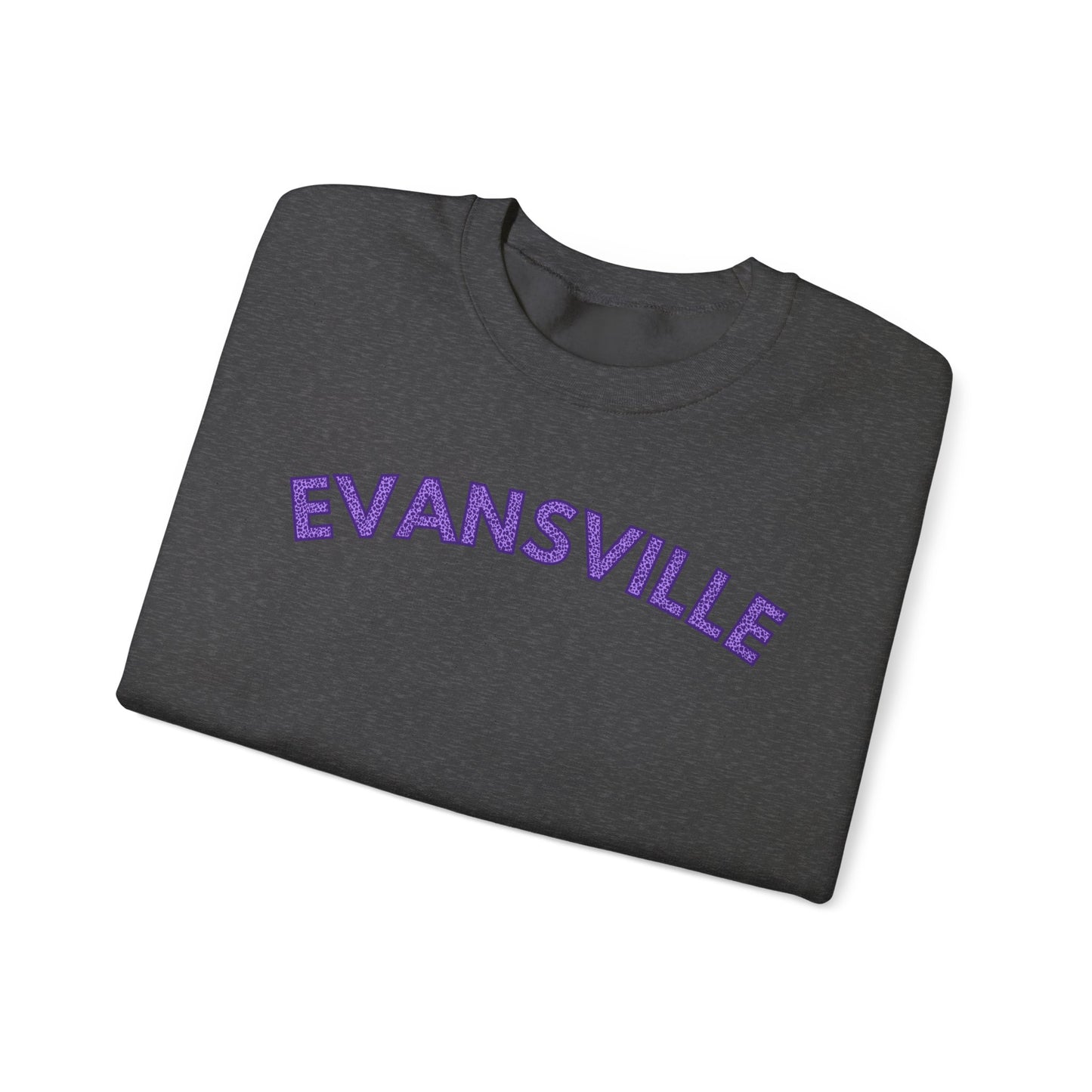 Evansville Leopard Font Crewneck