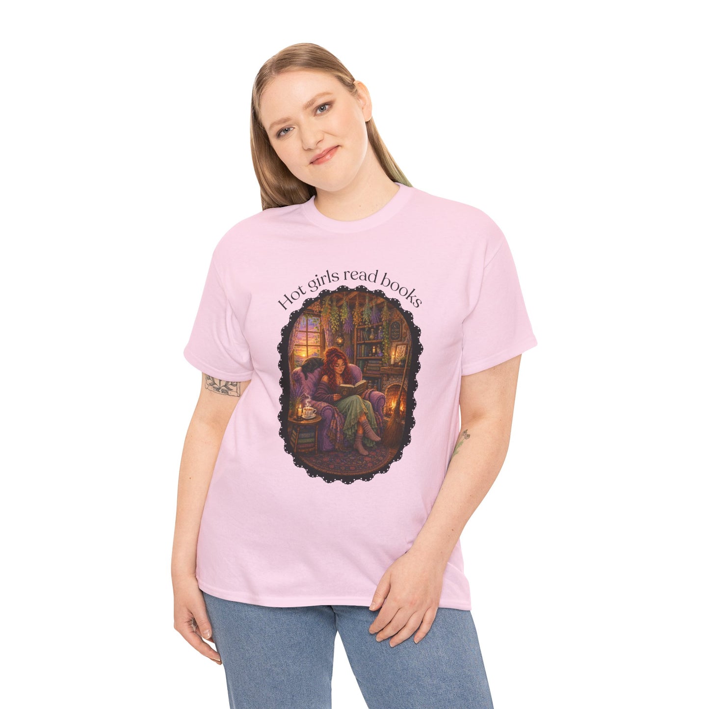 Hot Girls Read Books Tshirt | Andi B. Designs