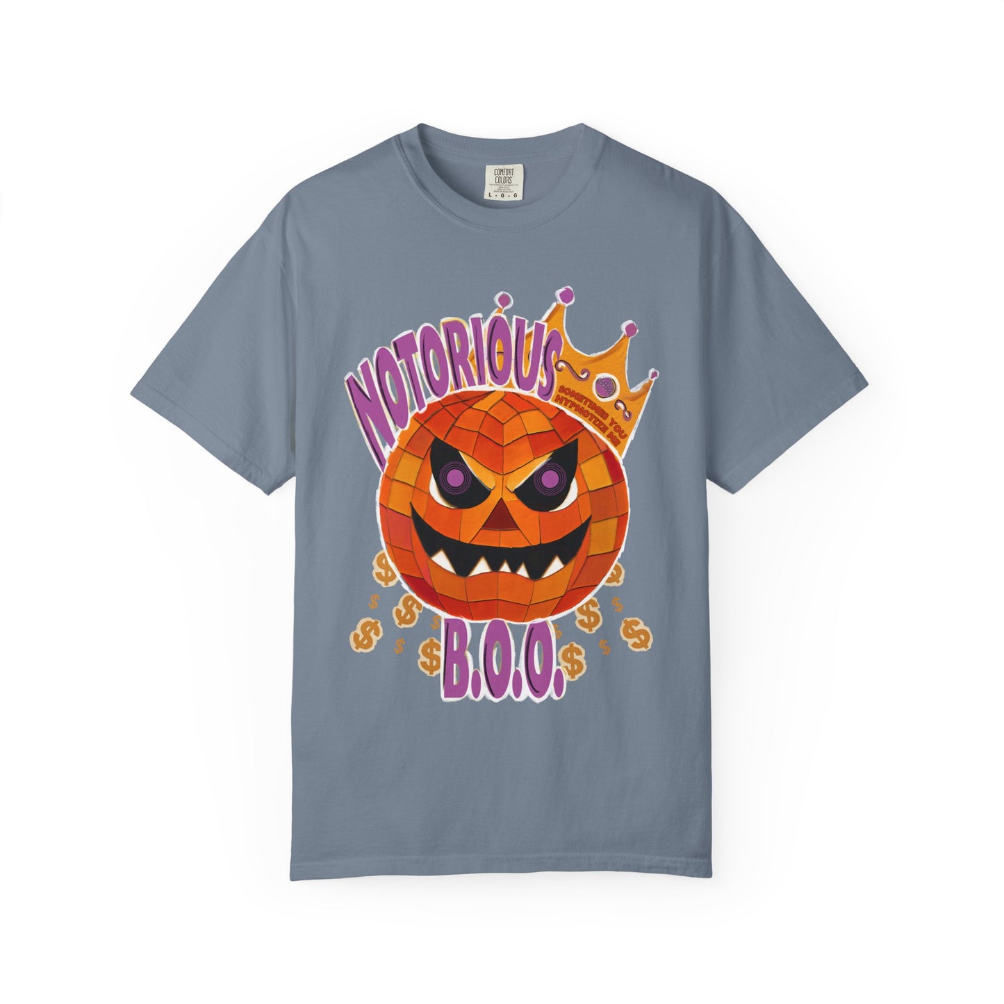 Notorious B.O.O. T-shirt | Halloween Jack-o'-Lantern Design
