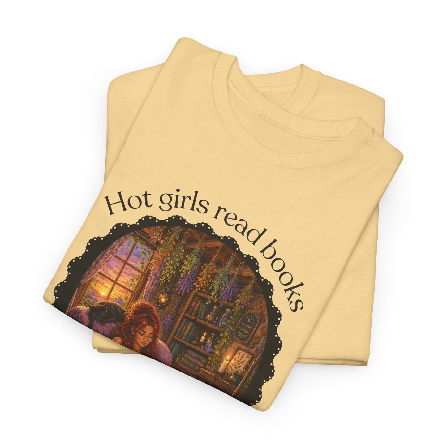 Hot Girls Read Books Tshirt | Andi B. Designs