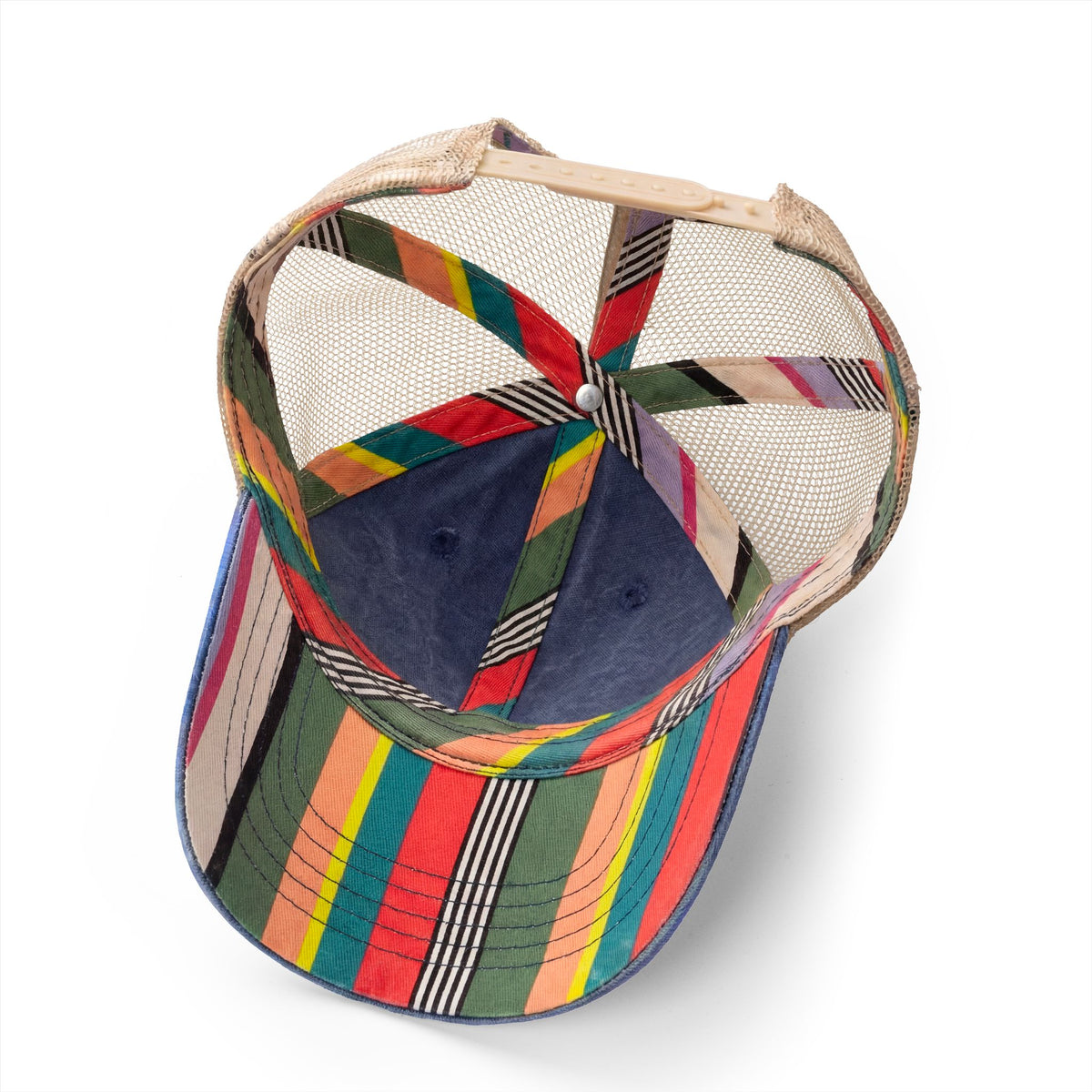 The Greatbatch Hat | Beige Font Patterned Bill