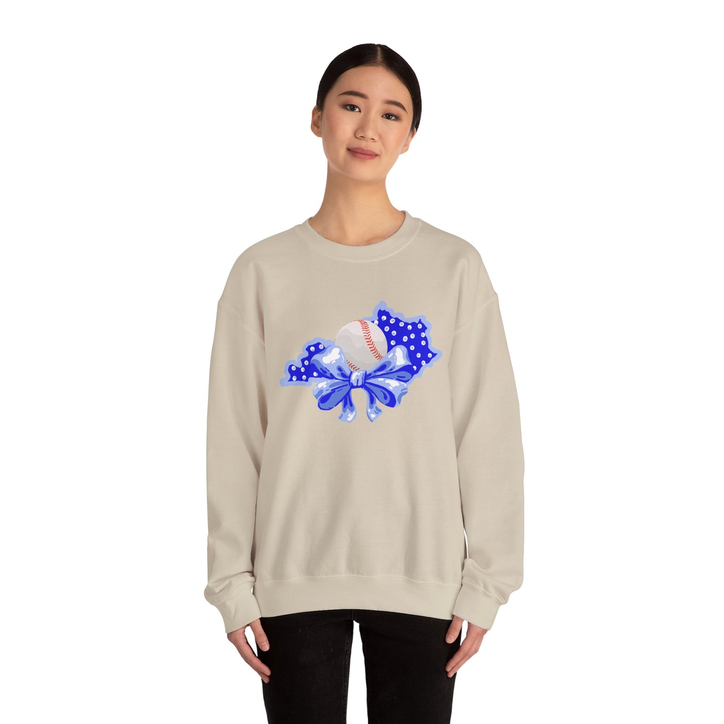 Baseball and Bows Kentucky Crewneck