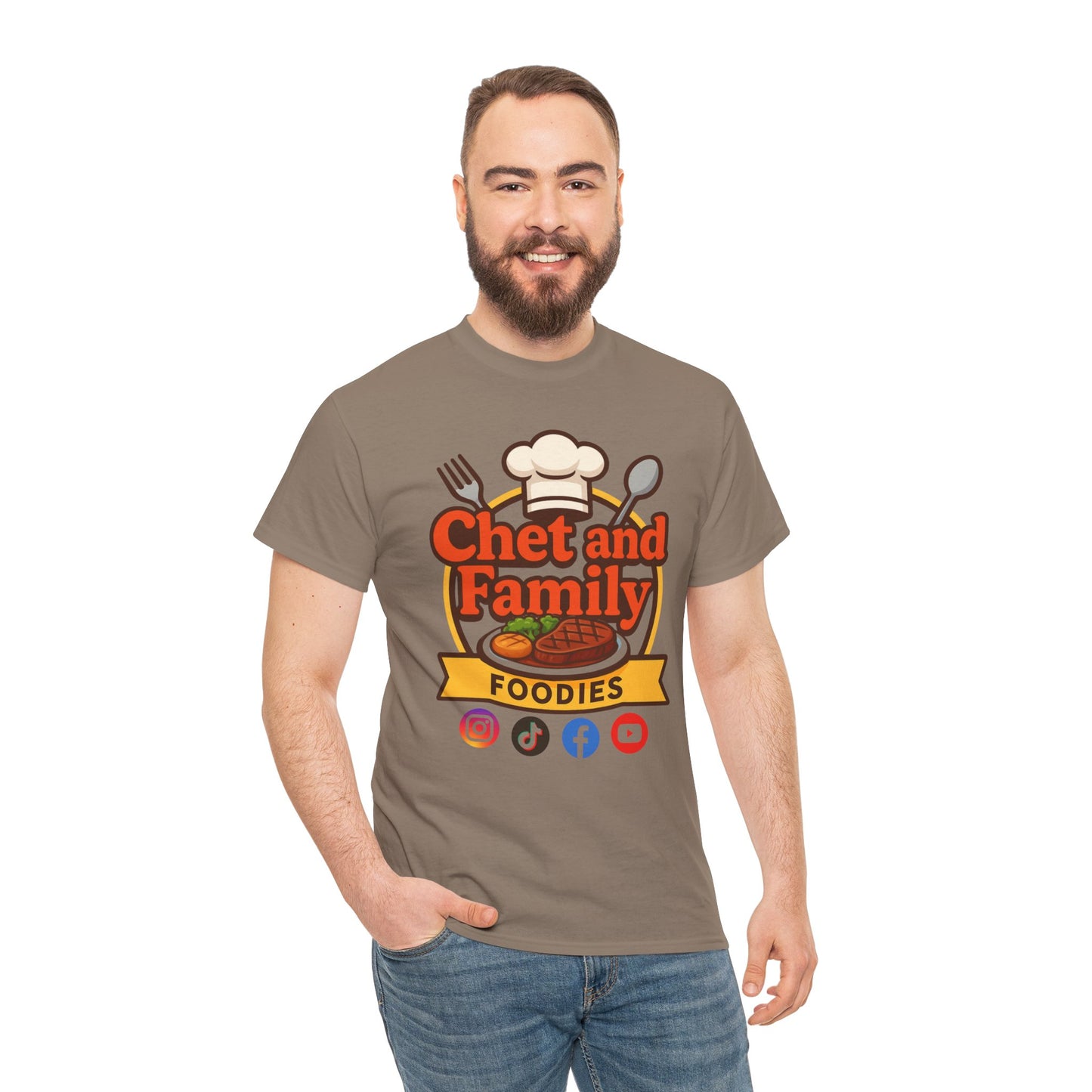 Chet and Family Foodies Tee