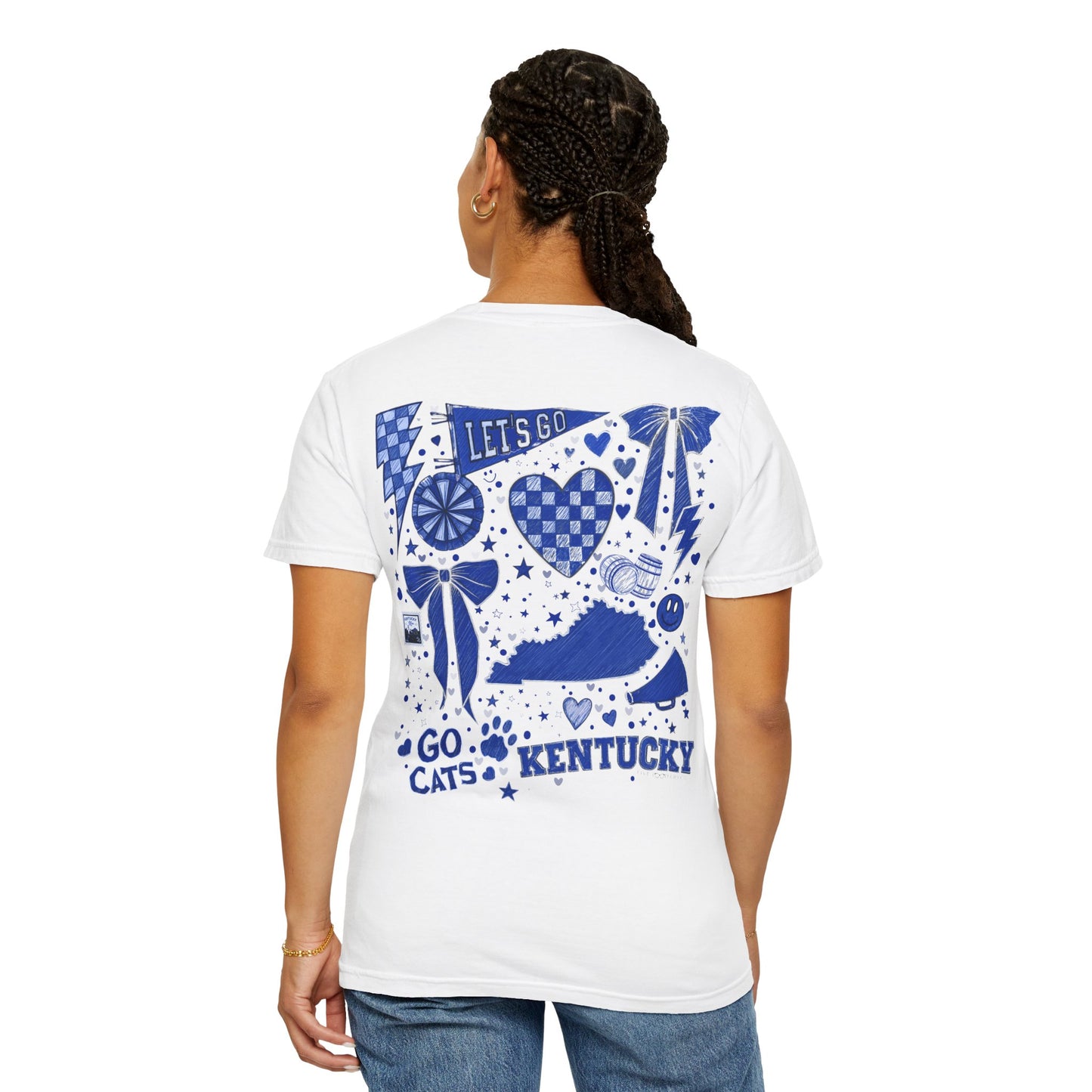 Kentucky Game Day Collage Tshirt | Cute Preppy Coquette