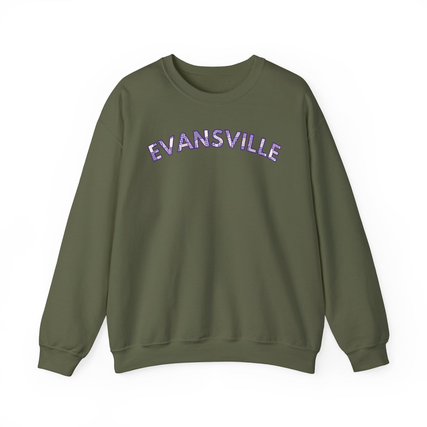 Evansville Patchwork Crewneck
