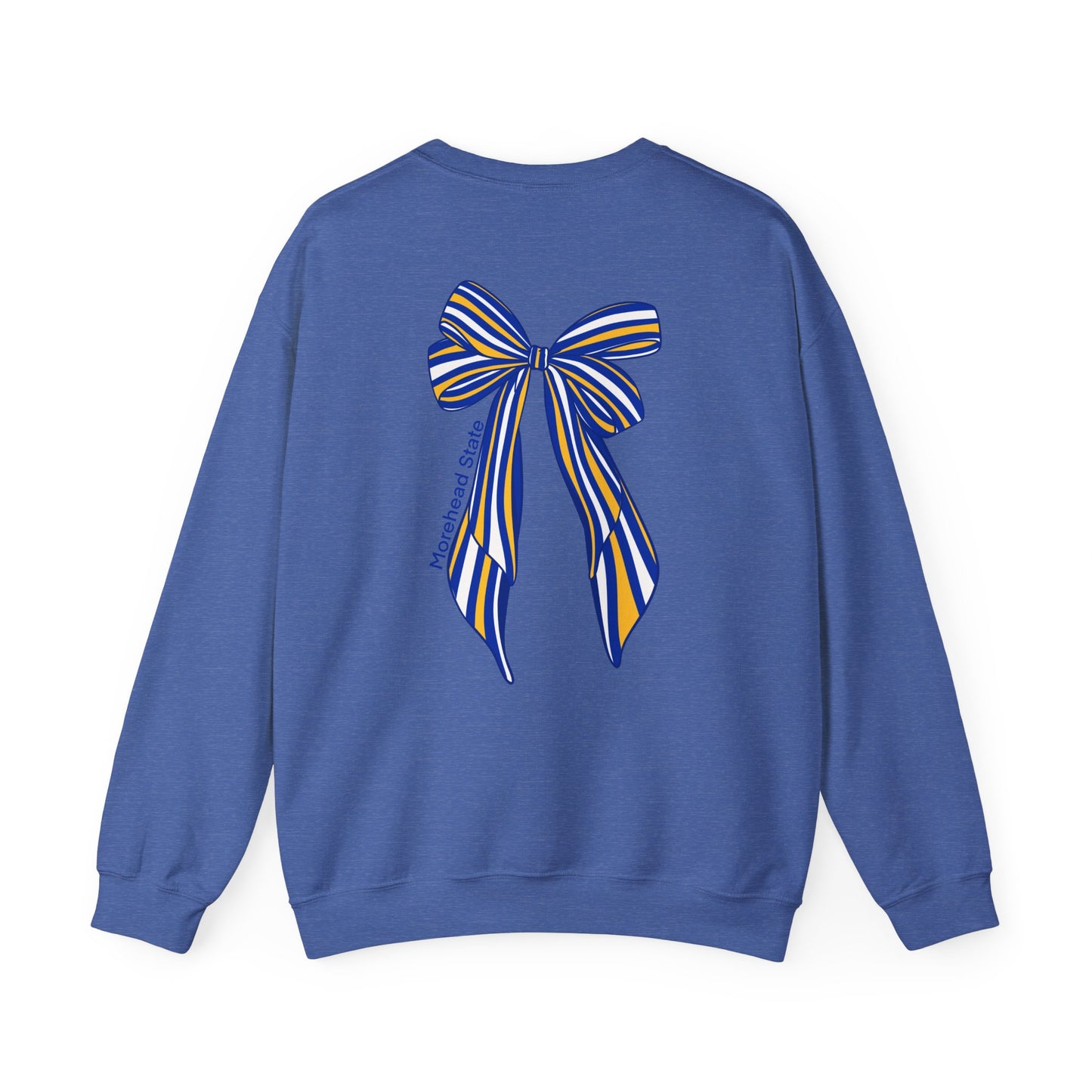 Morehead State Striped Bow Crewneck