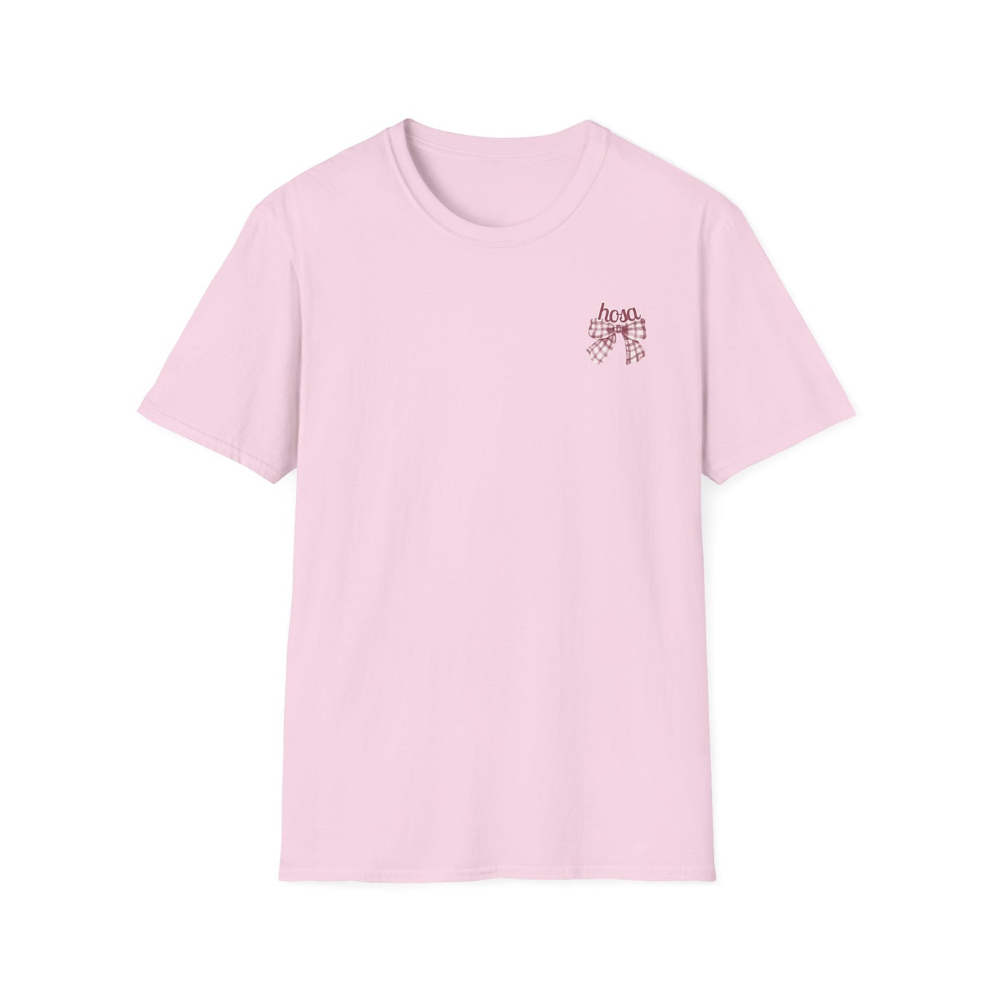 HOSA Tee with bow, stethoscope, bp cuff - Unisex T-Shirt