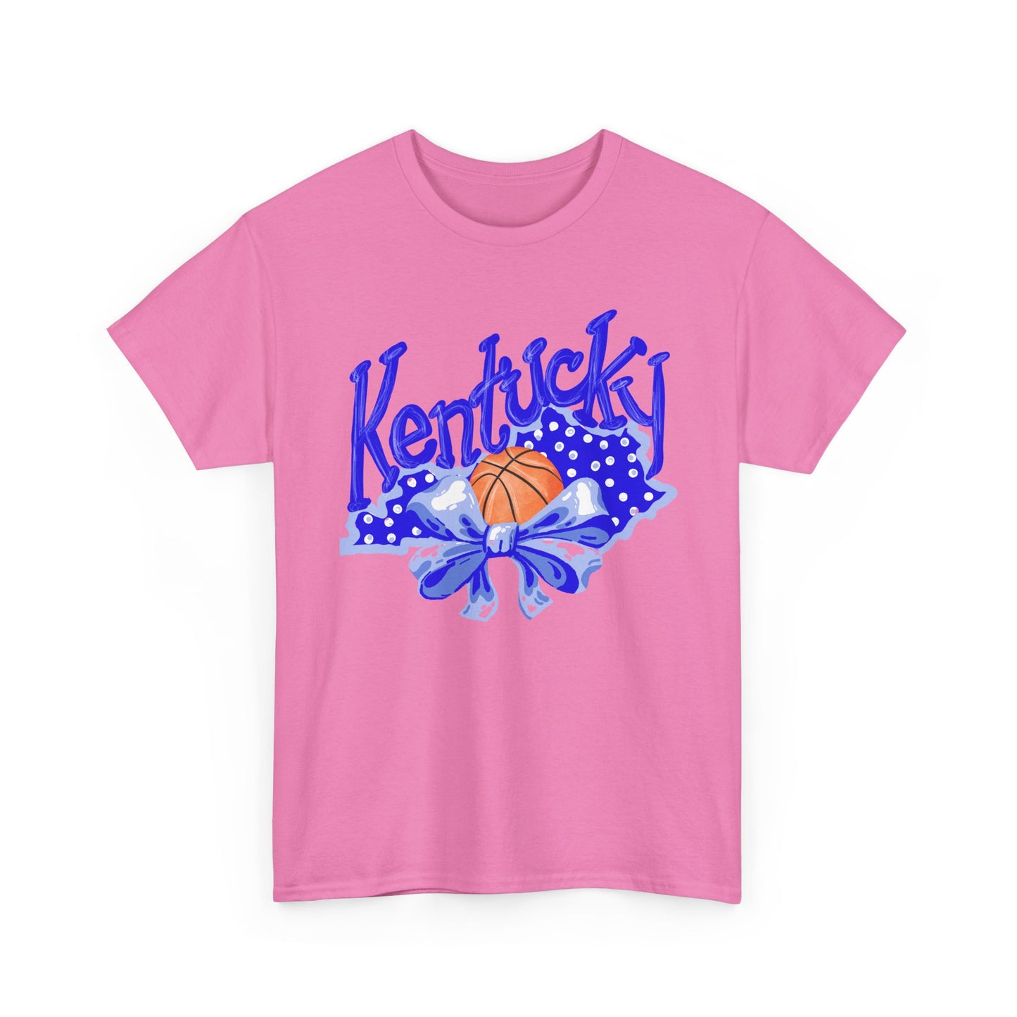 Basketball and Bows Kentucky Tee